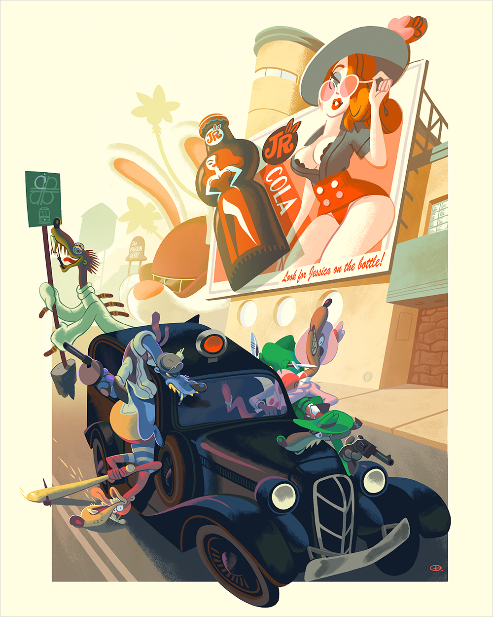 "Weasels" by Glen Brogan