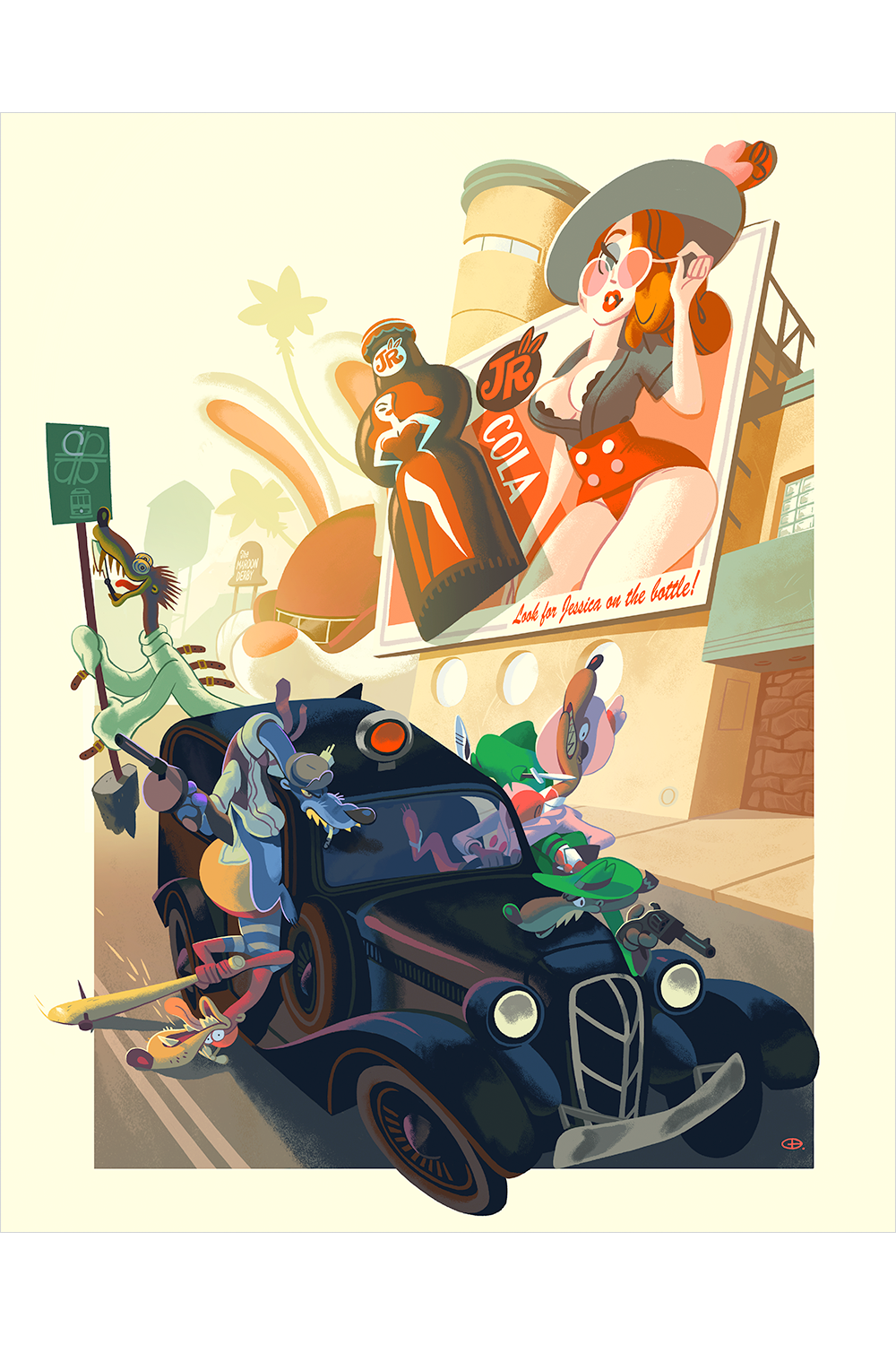 "Weasels" by Glen Brogan