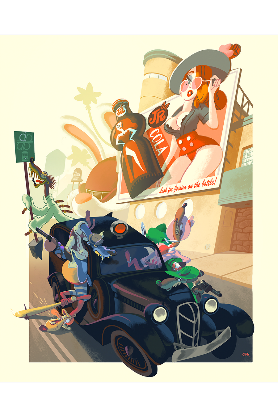 "Weasels" by Glen Brogan