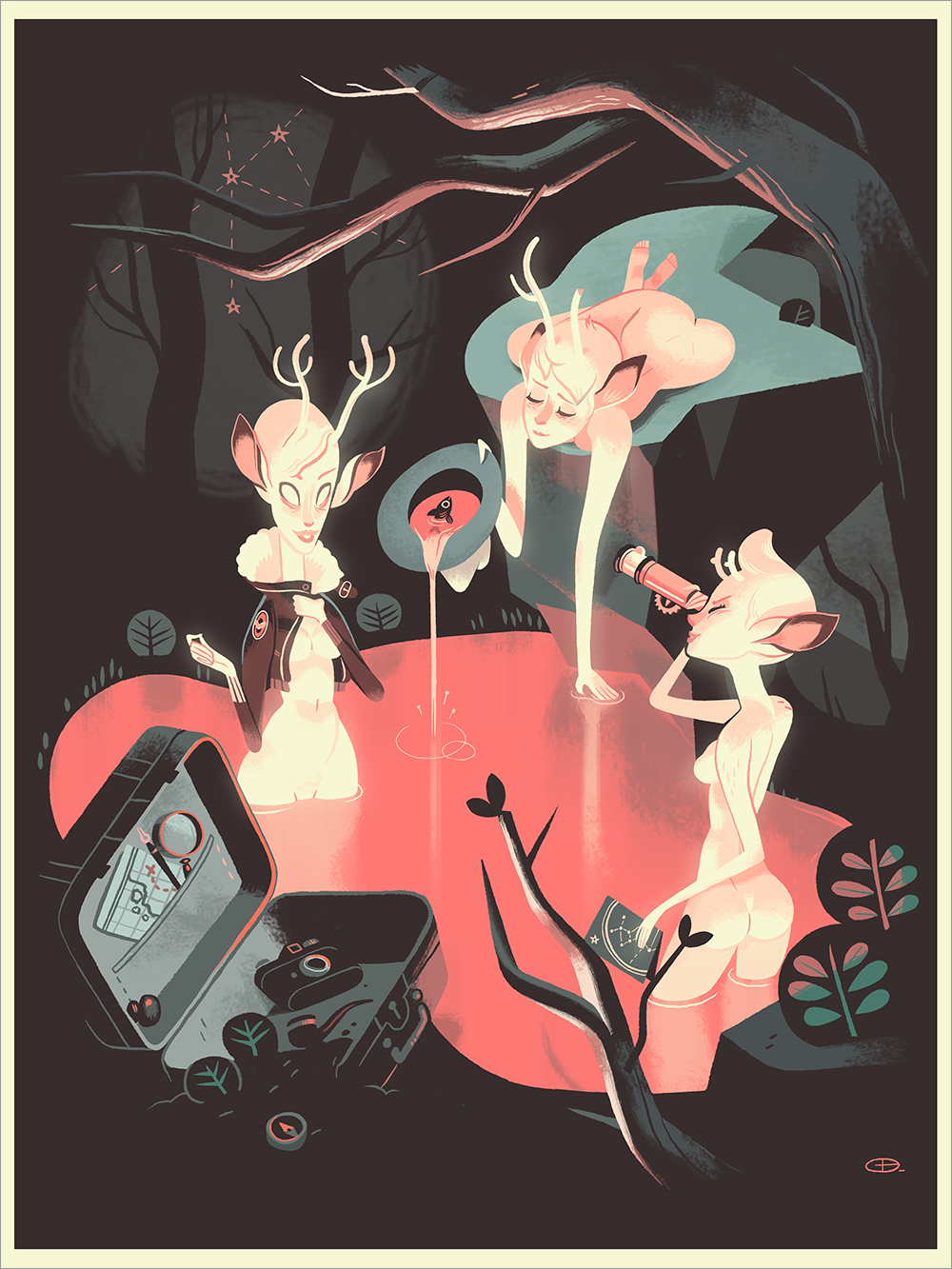 "Witches" by Glen Brogan - Hero Complex Gallery