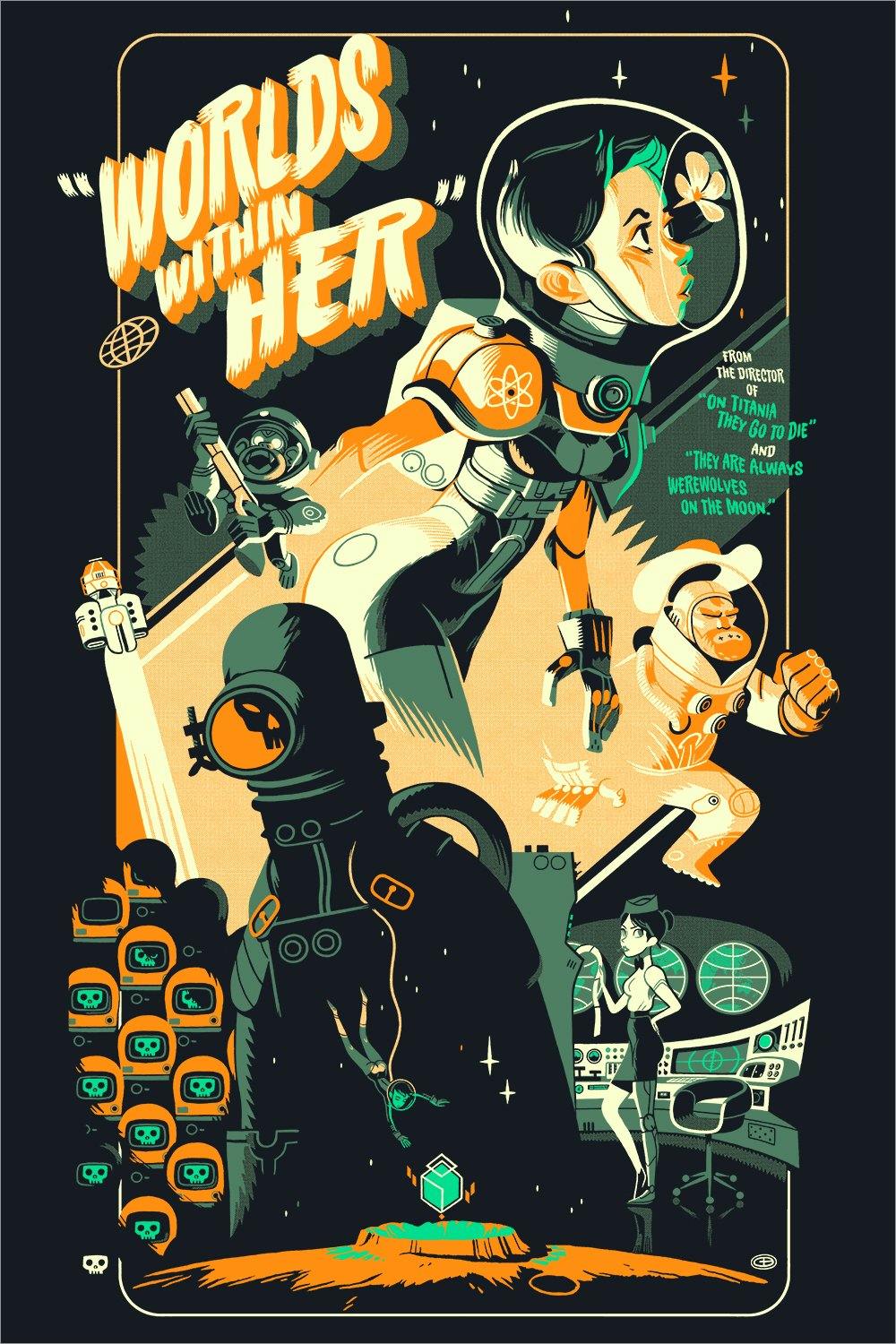 "Worlds Within Her" Variant by Glen Brogan - Hero Complex Gallery