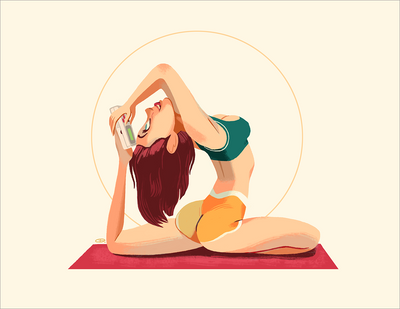 "Yoga" by Glen Brogan - Hero Complex Gallery