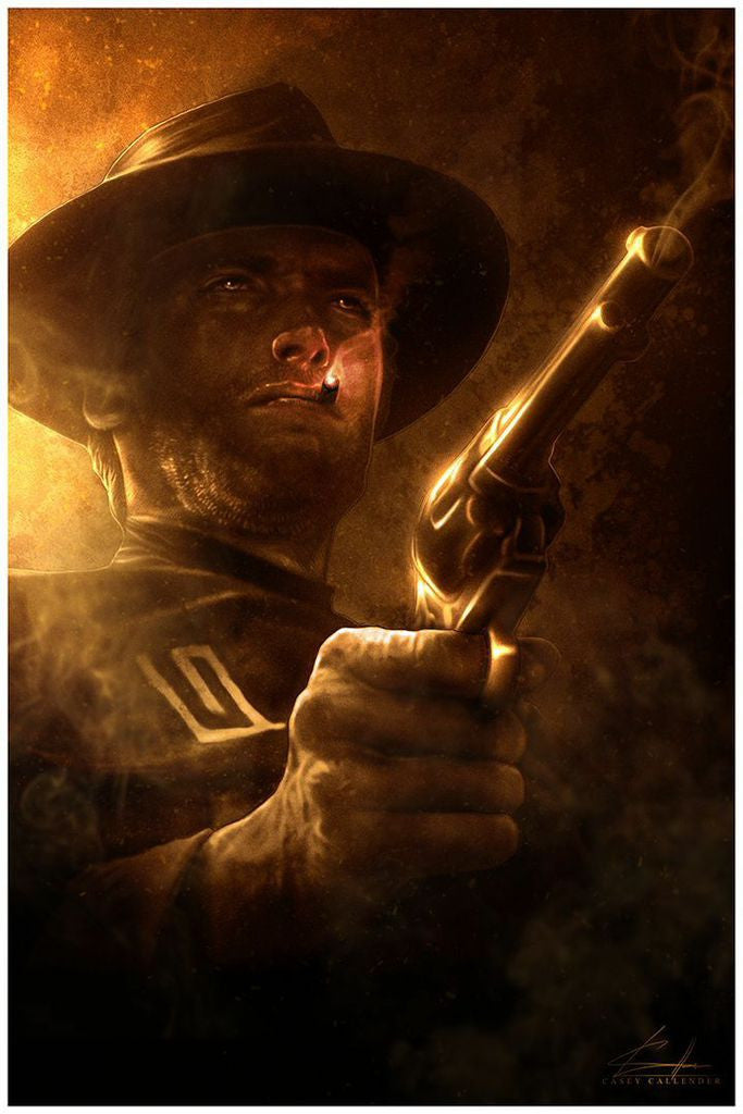 "The Man with No Name" Variant by Casey Callender - Hero Complex Gallery