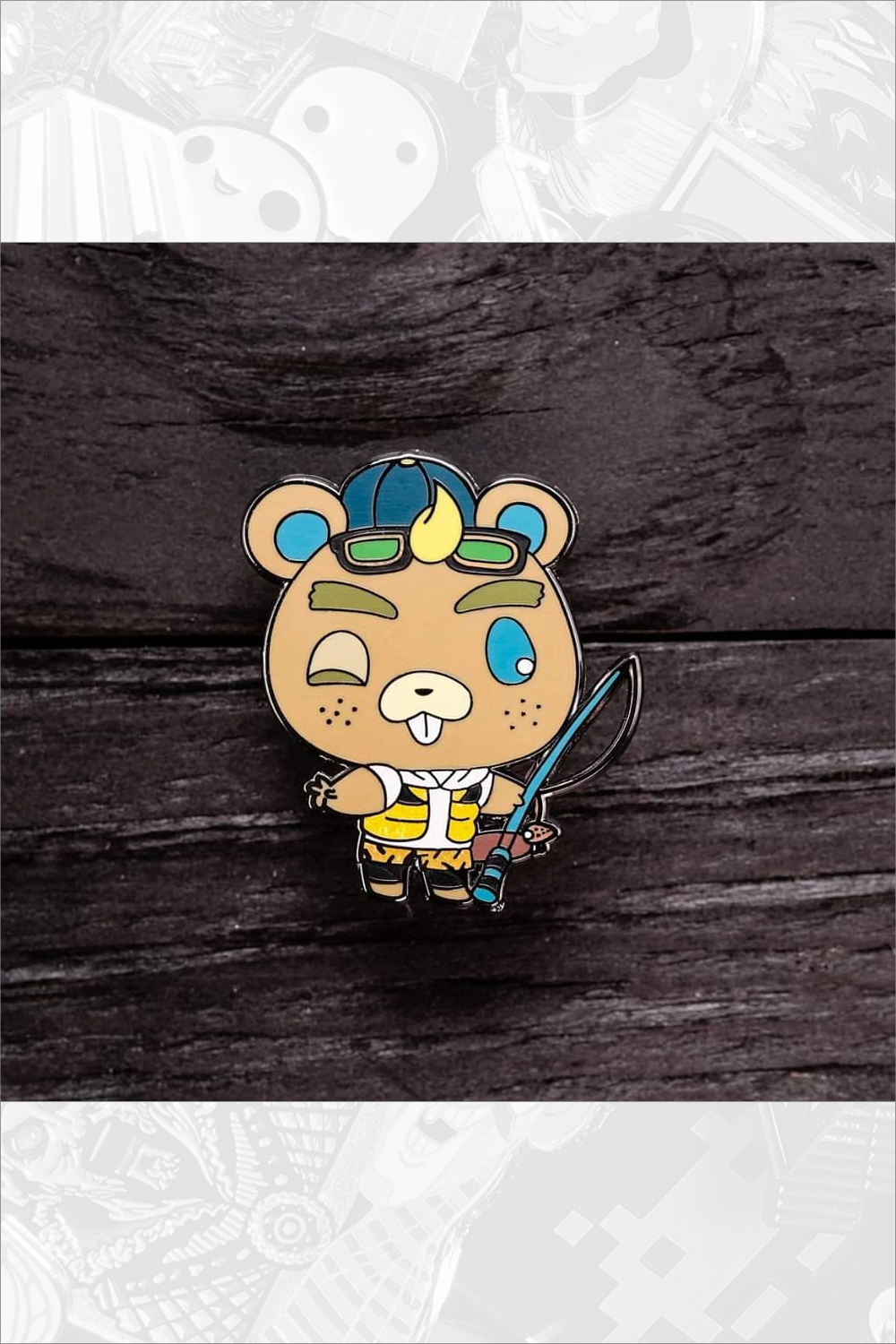 793. "Chibi Animal Island Pins - CJ" by Goozee Pins - Hero Complex Gallery