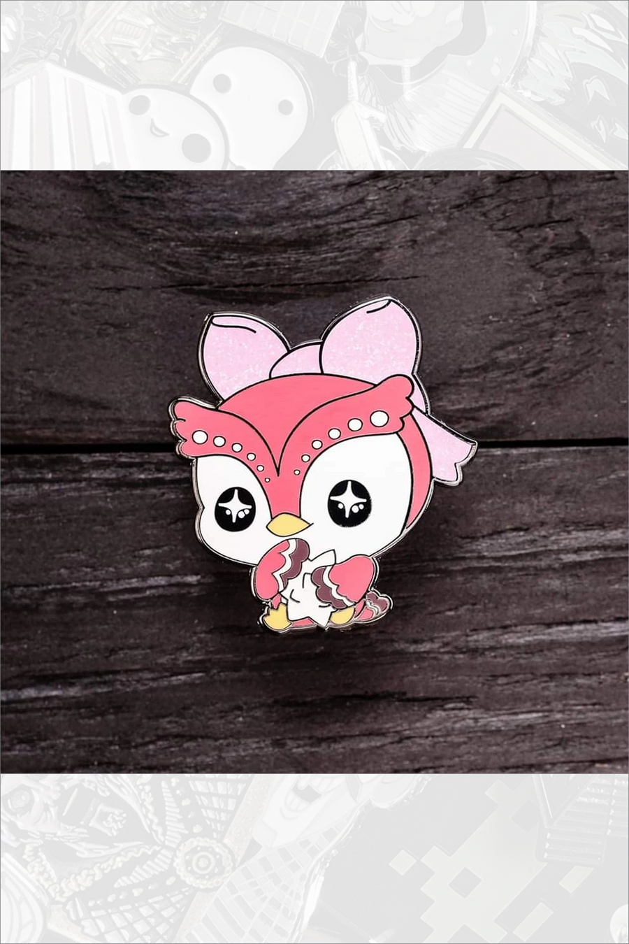 794. "Chibi Animal Island Pins - Celeste GITD" by Goozee Pins - Hero Complex Gallery