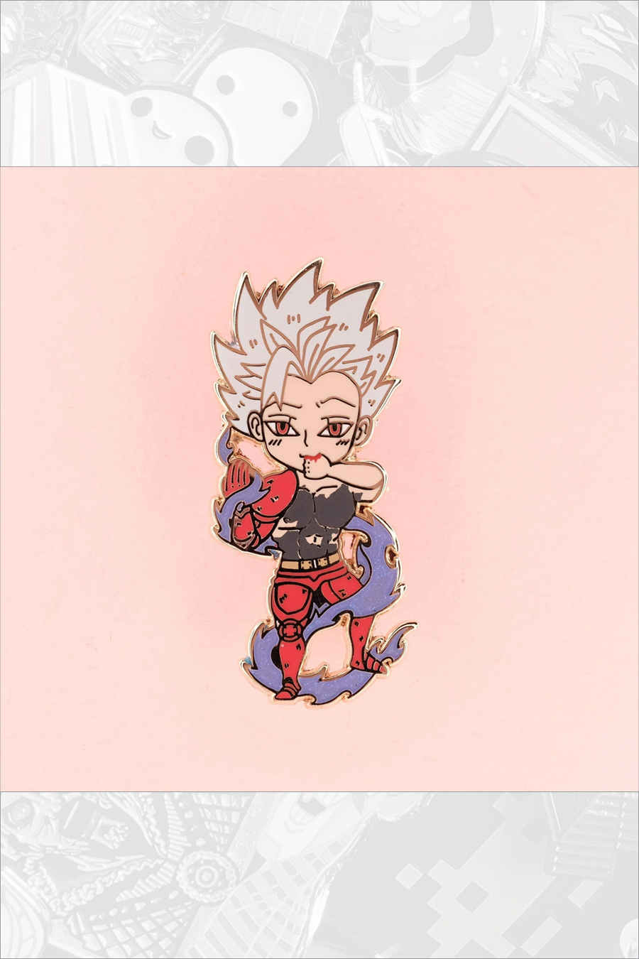 801. "Deadly Sins v2 Pins - Ban" by Goozee Pins - Hero Complex Gallery