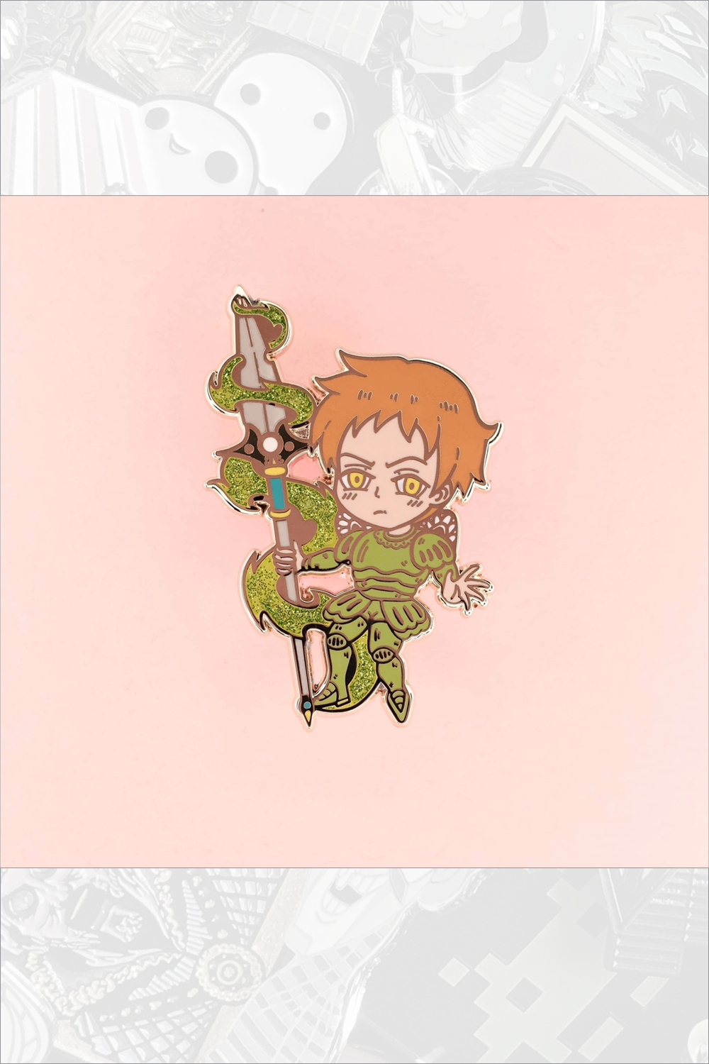 806. "Deadly Sins v2 Pins - King" by Goozee Pins - Hero Complex Gallery