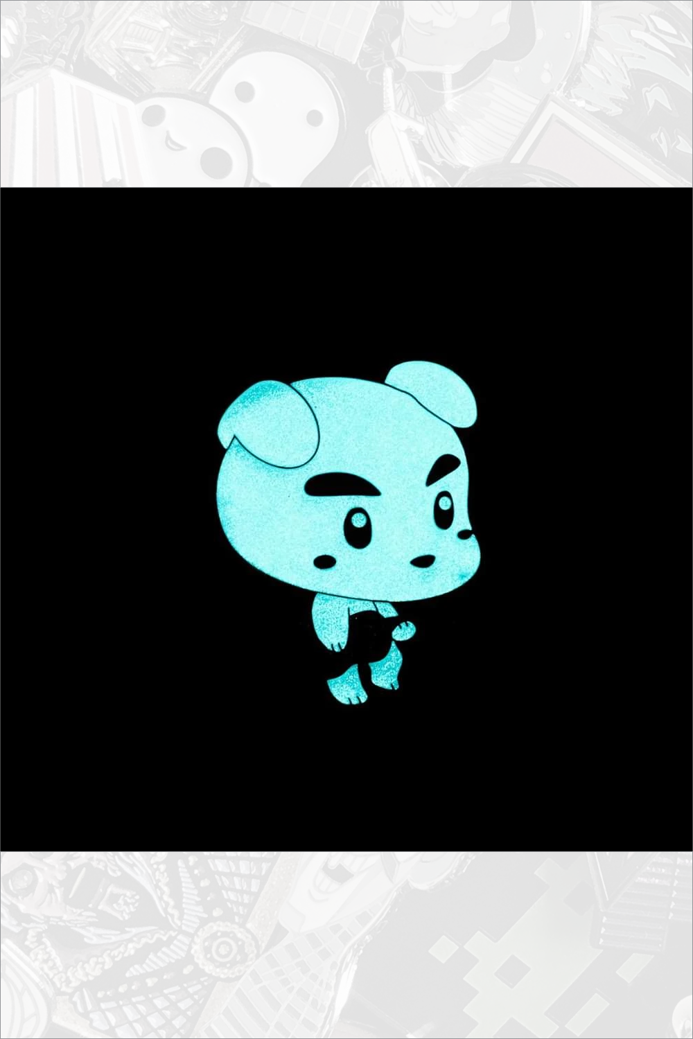 800. "Chibi Animal Island Pins - K.K. GITD" by Goozee Pins - Hero Complex Gallery