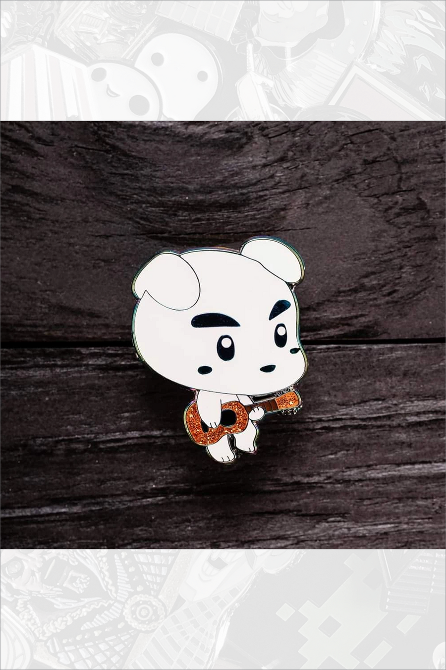 800. "Chibi Animal Island Pins - K.K. GITD" by Goozee Pins - Hero Complex Gallery