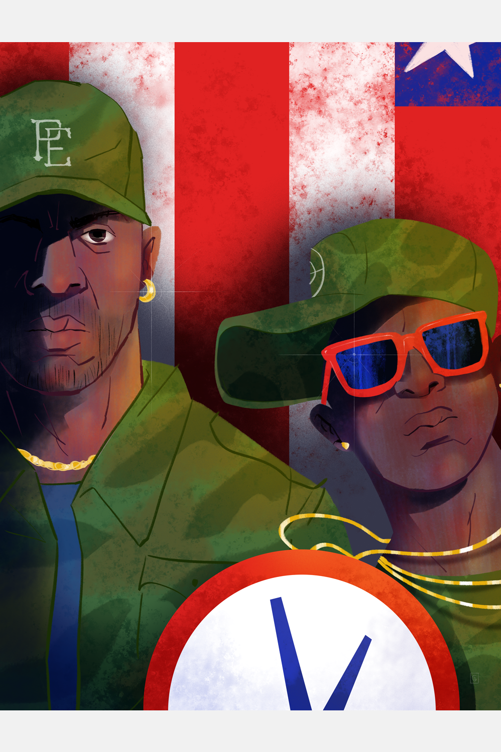 "Chuck & Flav" by Graham Corcoran