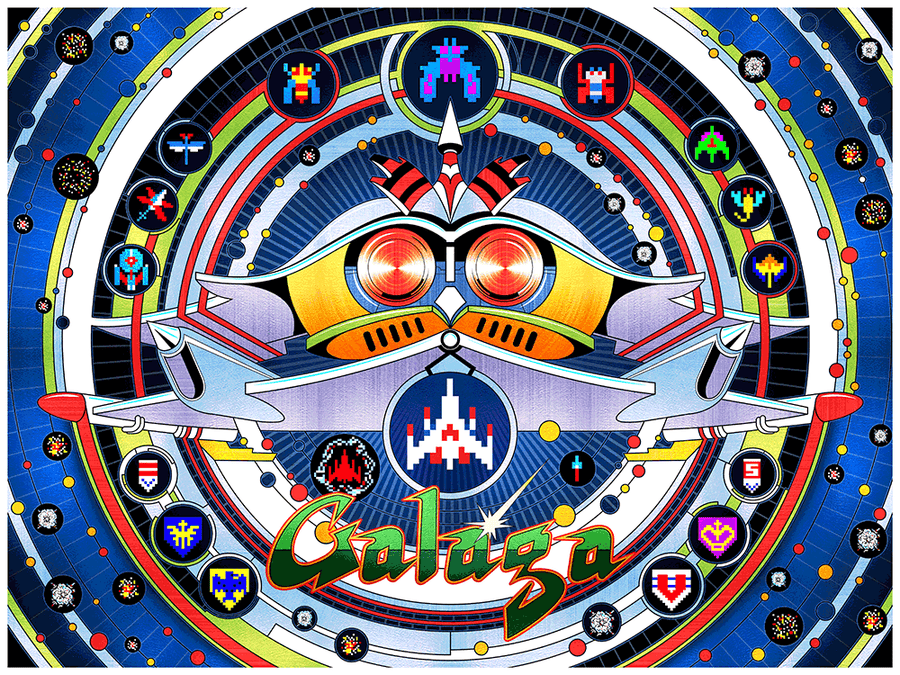 "Galaga" by Hanzel Haro - Hero Complex Gallery

