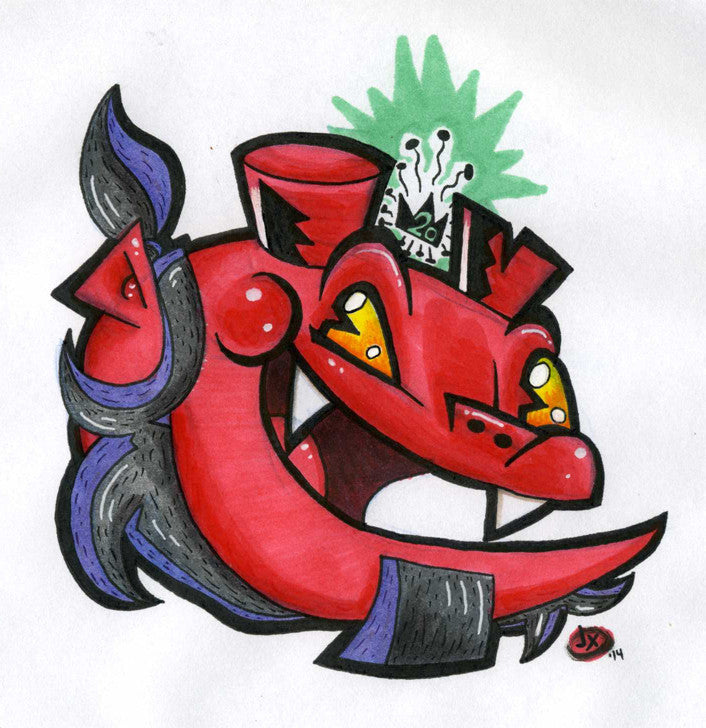 "Hellboy Head Piece" by Jeaux Janovsky - Hero Complex Gallery