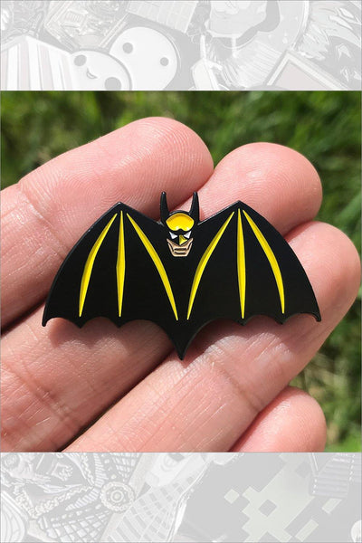 592. "Batman" Yellow Pin by Hellraiser Designs - Hero Complex Gallery