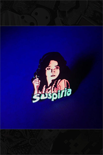 617. "Suspiria" GID / Black light Reactive Pin by Hellraiser Designs - Hero Complex Gallery