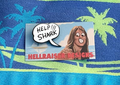 "HELP SHARK!" Pin by Hellraiser Designs - Hero Complex Gallery