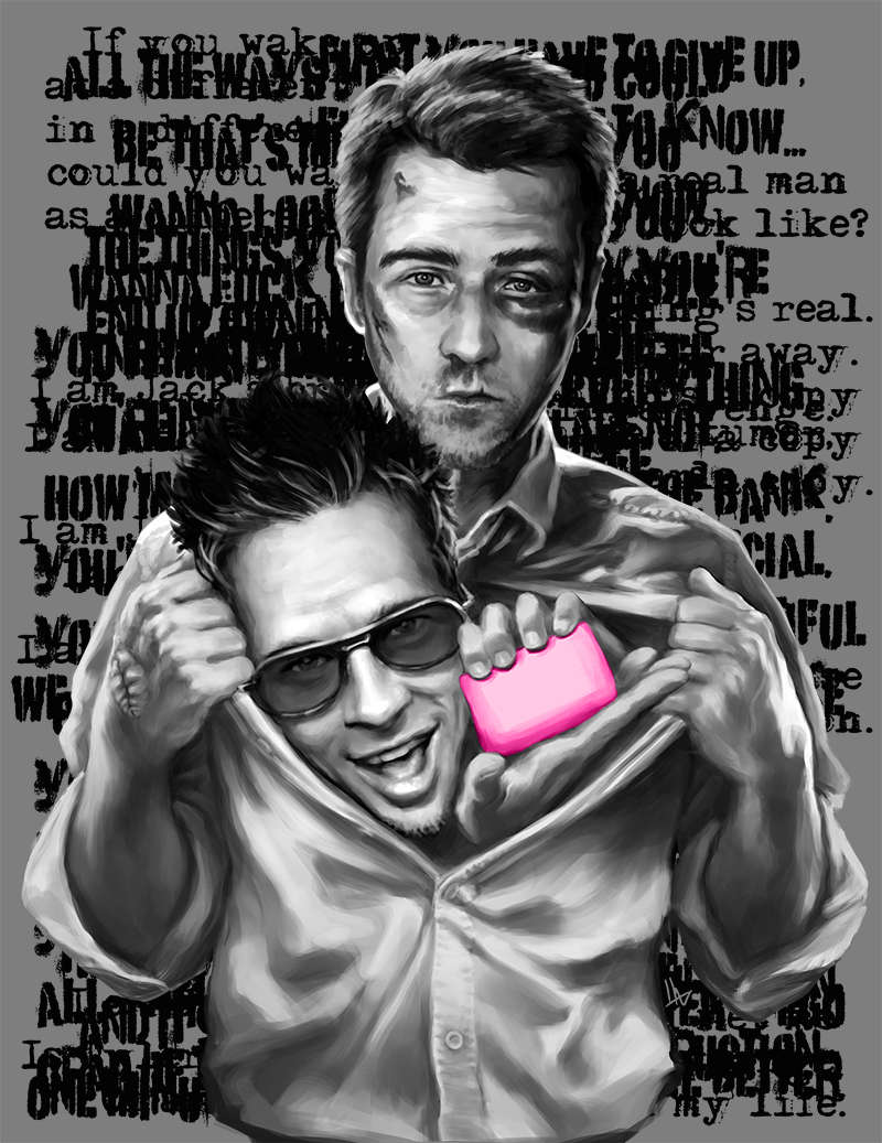 "Super Fight Club Man" by hugohugo - Hero Complex Gallery
