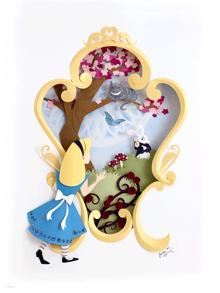 "In Through the Looking Glass" by Jackie Huang - Hero Complex Gallery
