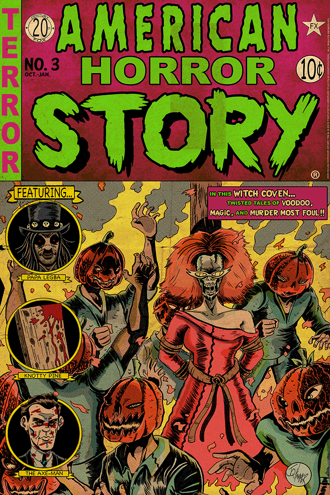 "American Horror Story Issue 3: Coven" by J.Q. Hammer - Hero Complex Gallery