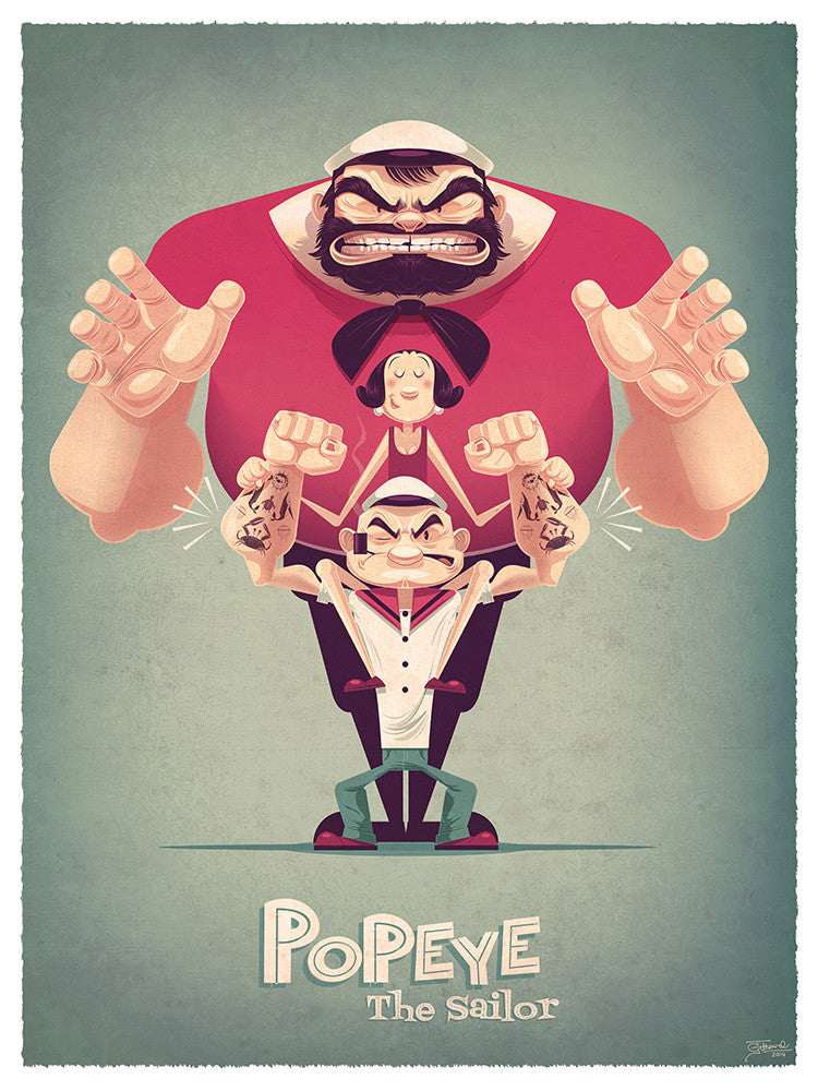 "Muskels Schmuskels" Green Variant by James Gilleard - Hero Complex Gallery