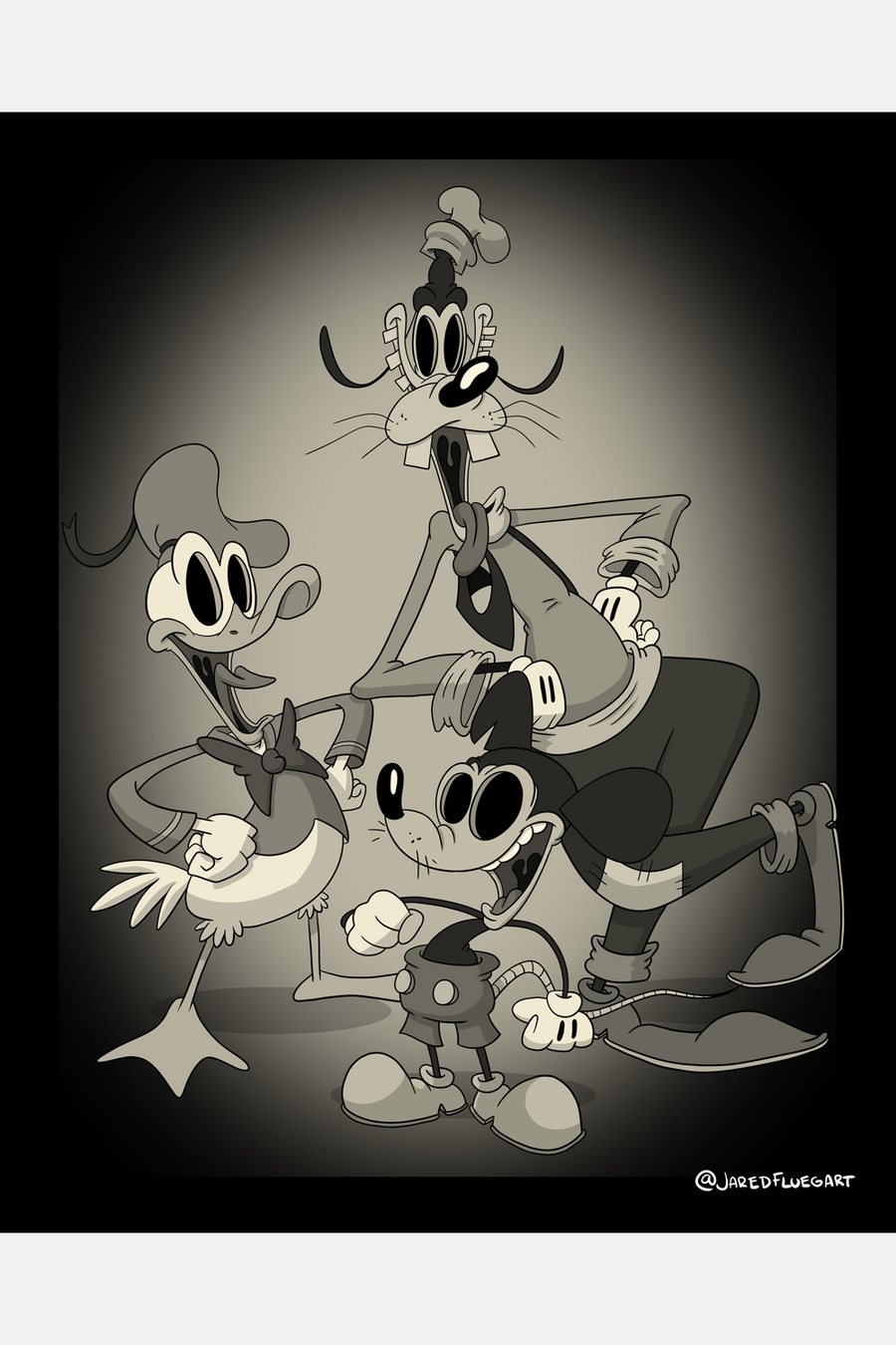 "Retro Three Best Friends" by Jared Fluegel