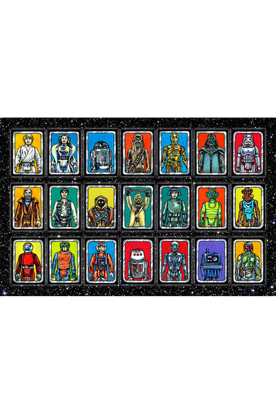 "The Original 21 Action Figures (1977 - 1979) Group Shot" by Jason Brown