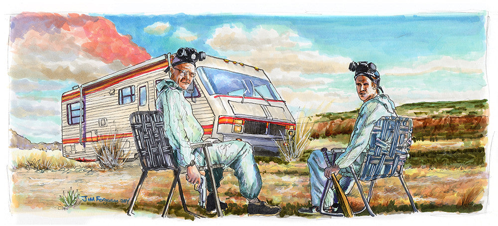 "Walt and Jesse" by Jim Ferguson - Hero Complex Gallery