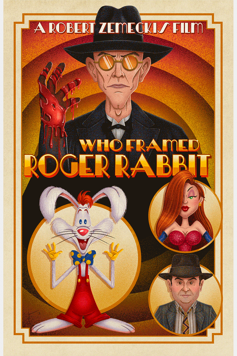 "Who Framed Roger" by JJourdenaisART
