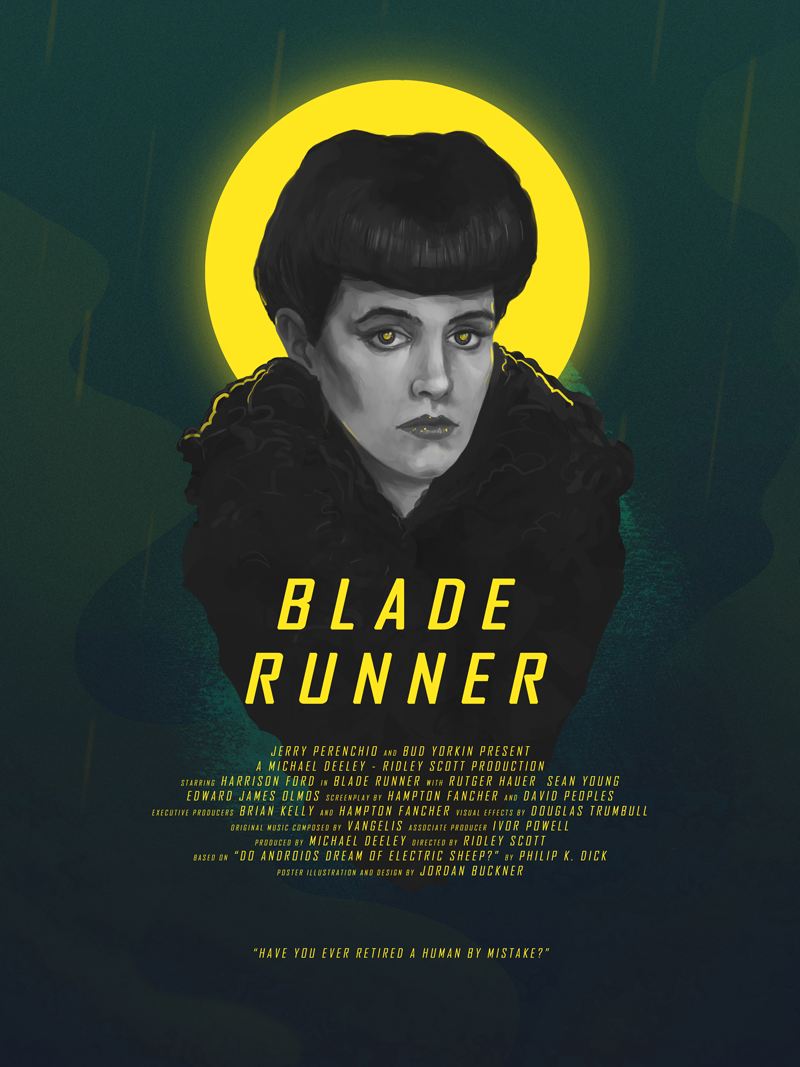 "Blade Runner" Set of 3 by Jordan Buckner - Hero Complex Gallery