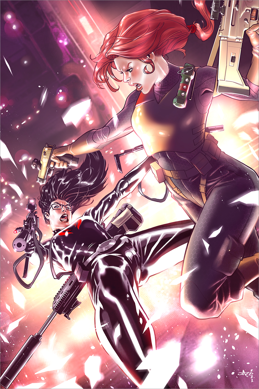 "Scarlett vs The Baroness" by Jose Jaro