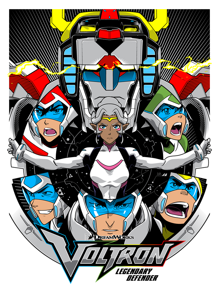 "Ready to Form Voltron" by Joshua Budich - Hero Complex Gallery