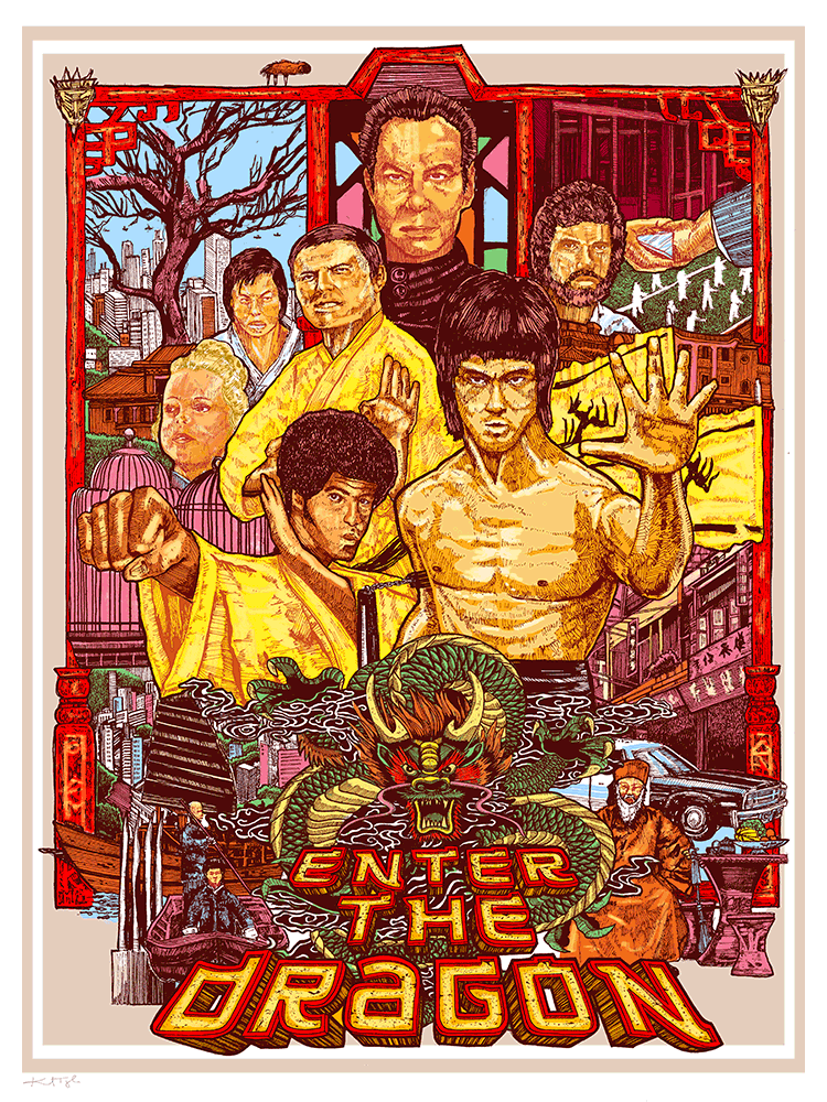 "Enter the Dragon" by KYT - Hero Complex Gallery