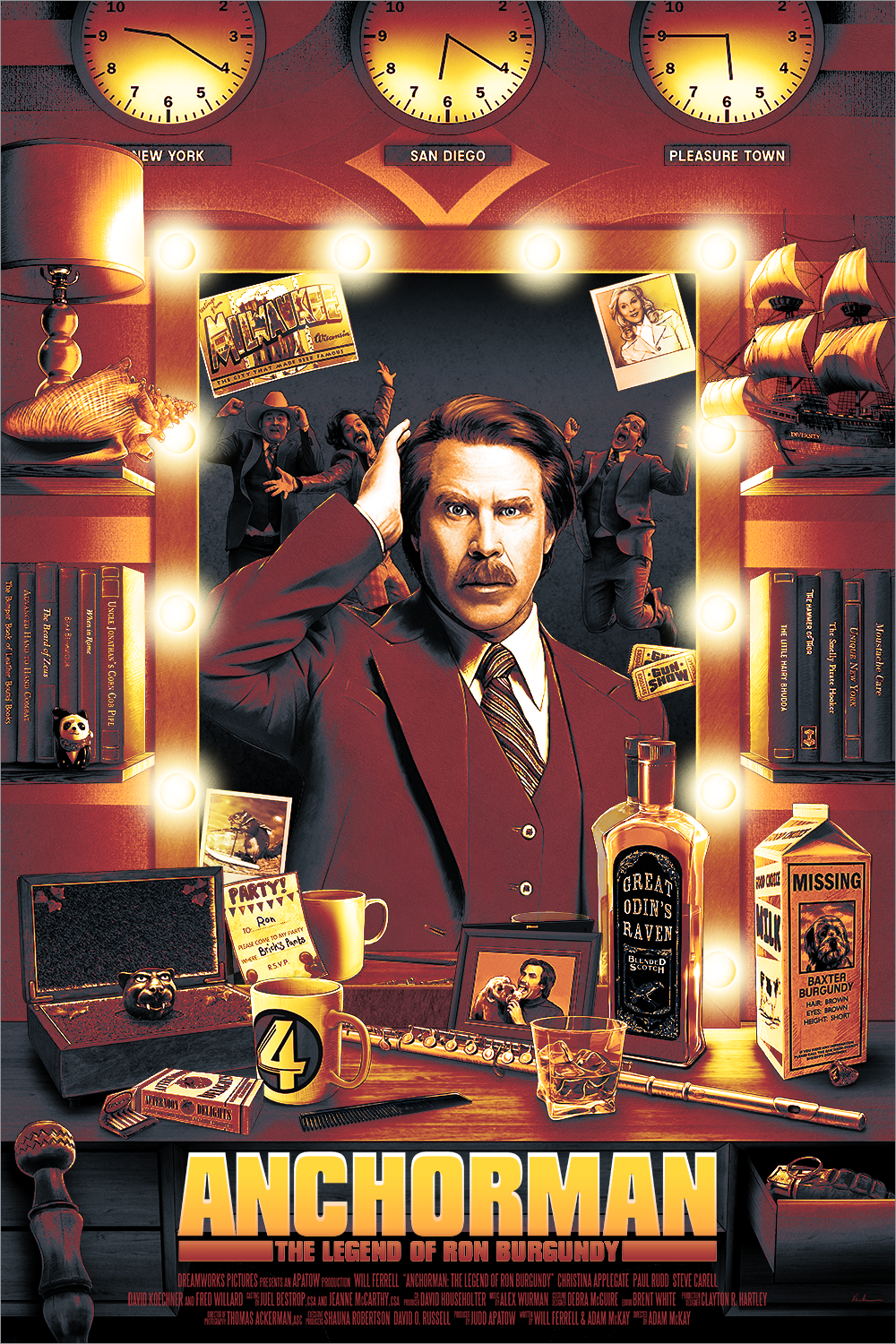 "Anchorman, Not Anchorlady" by Kevin M Wilson / Ape Meets Girl - Hero Complex Gallery