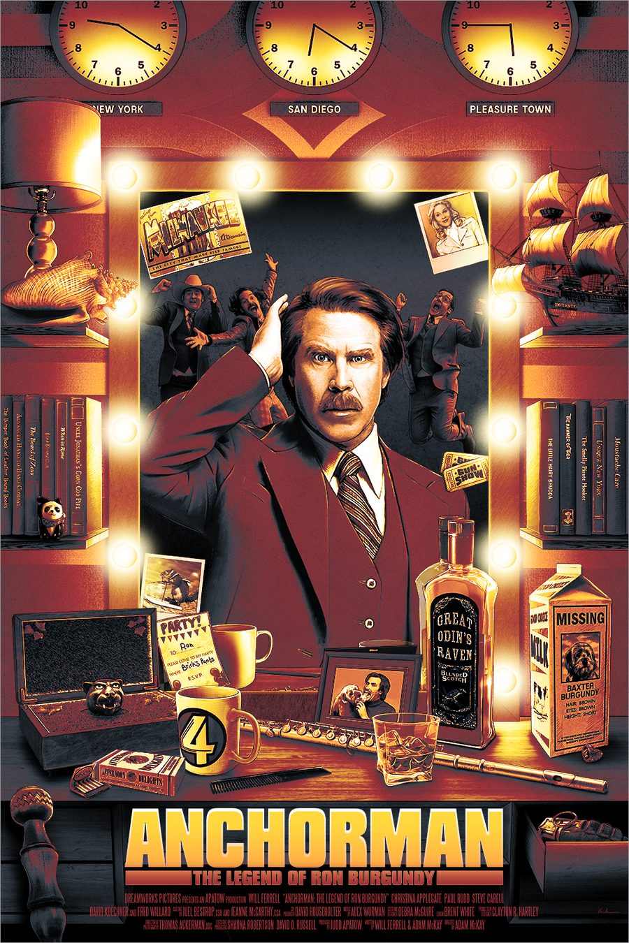 "Anchorman, Not Anchorlady" by Kevin M Wilson / Ape Meets Girl - Hero Complex Gallery