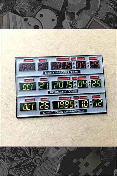 "BTTF Time Circuits" Pin by Kevin M Wilson - Hero Complex Gallery