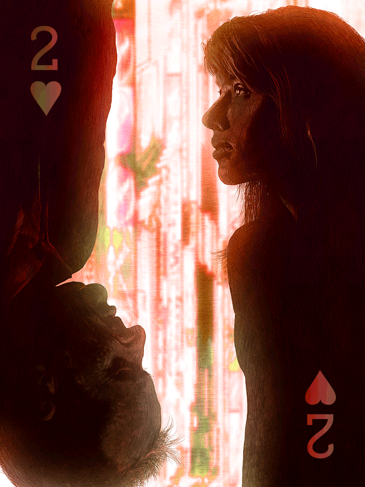 2 of Hearts: "Charlotte & Bob" Variant by Kevin M Wilson - Hero Complex Gallery