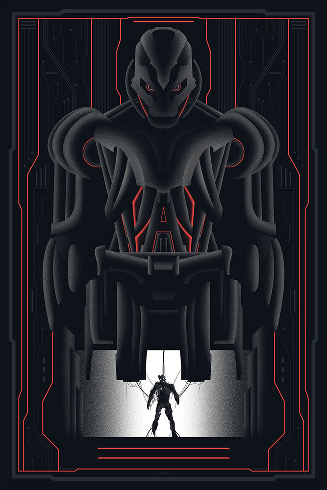 "Ultron - Past / Present" by SPACEMAN / Khoa Ho - Hero Complex Gallery