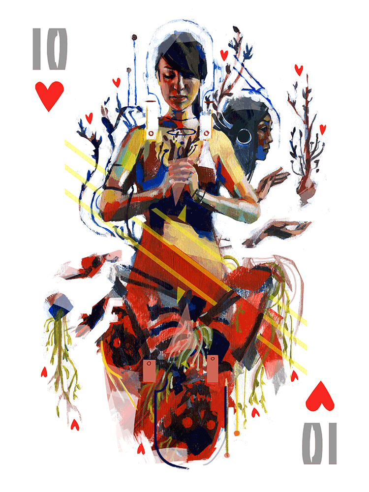 10 of Hearts by Kwanchai Moriya - Hero Complex Gallery