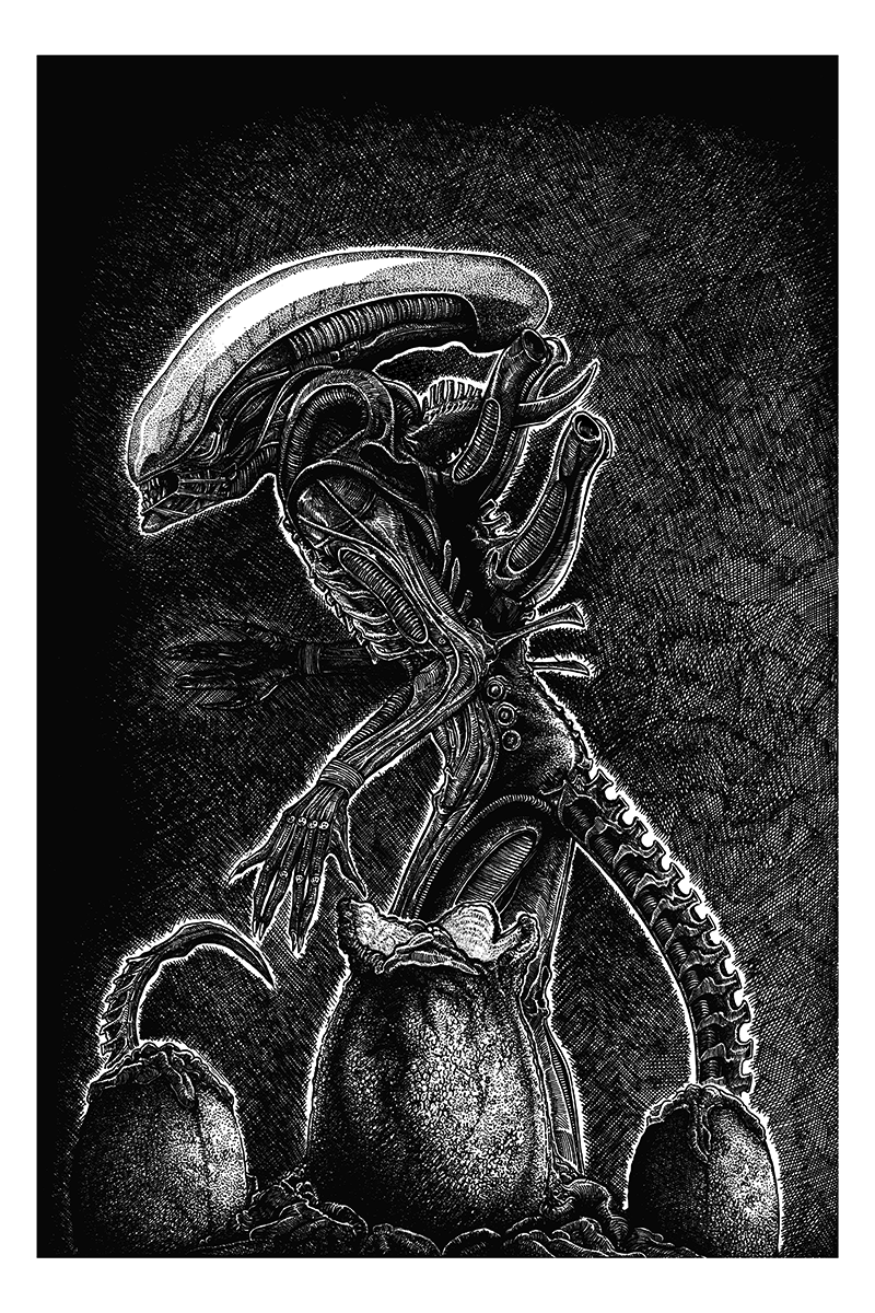 "Alien" by Liam Atkin - Hero Complex Gallery