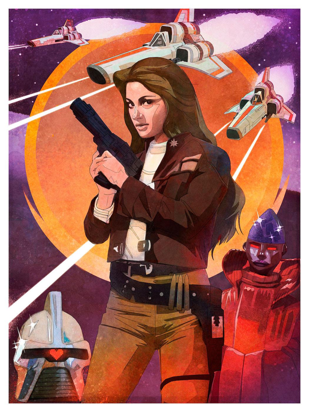 "Serena – Gone Too Soon" by Luke Harrington - Hero Complex Gallery