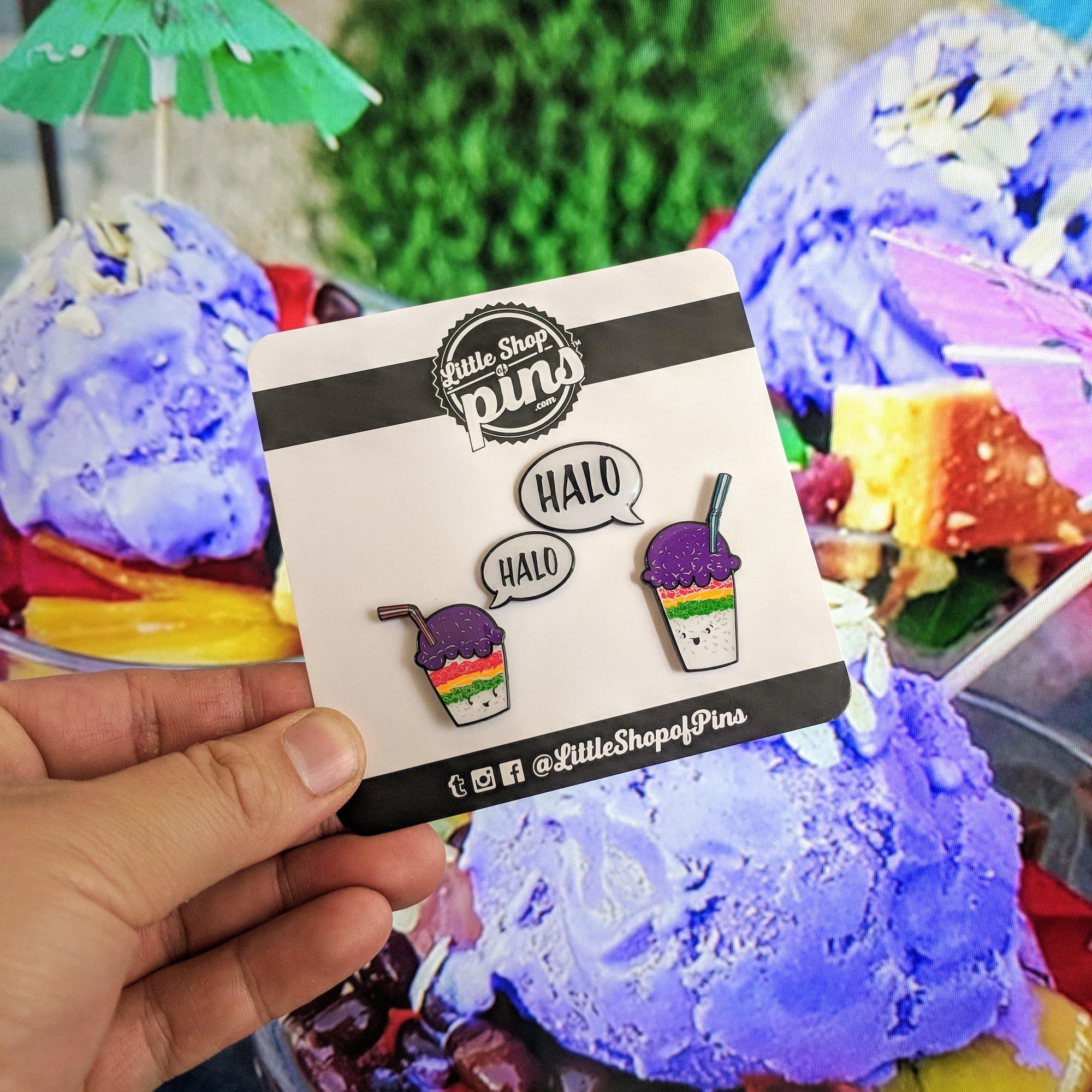 123. "Halo Halo" Pin by Little Shop of Pins - Hero Complex Gallery