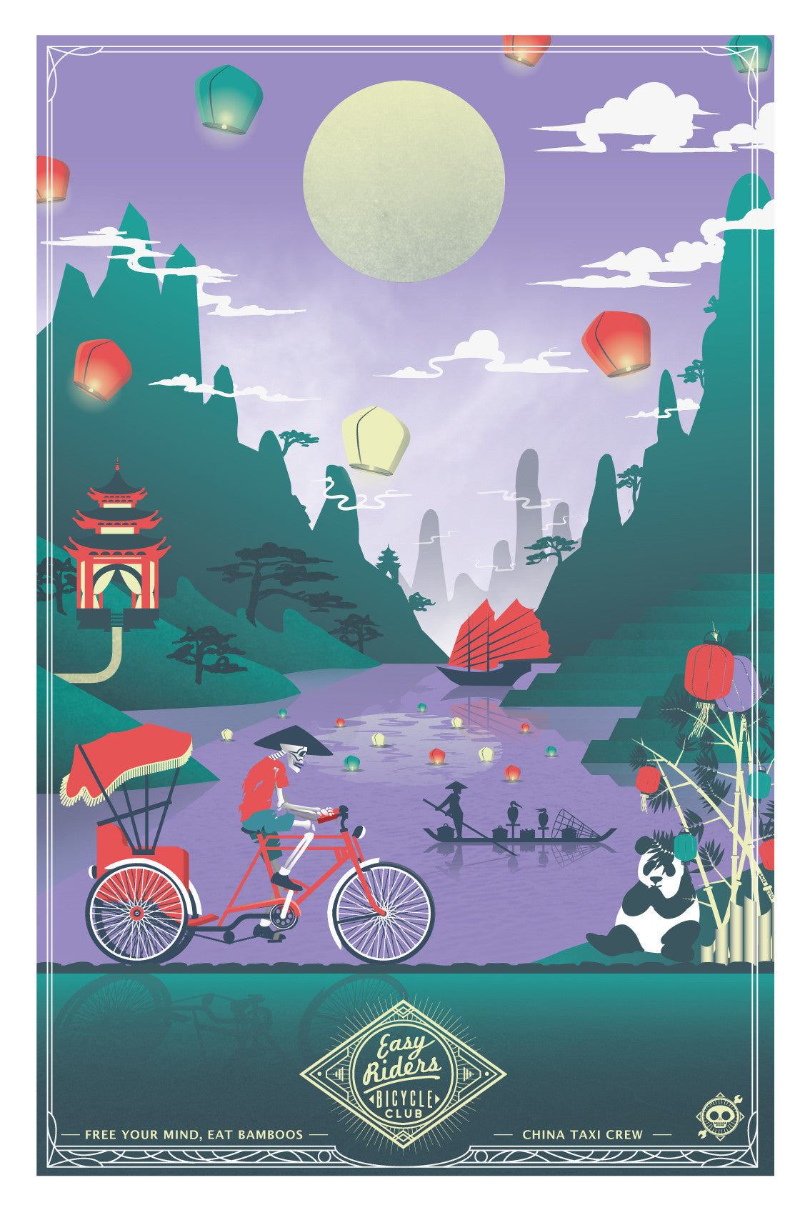 "Easy Rider - China" by Ladislas - Hero Complex Gallery