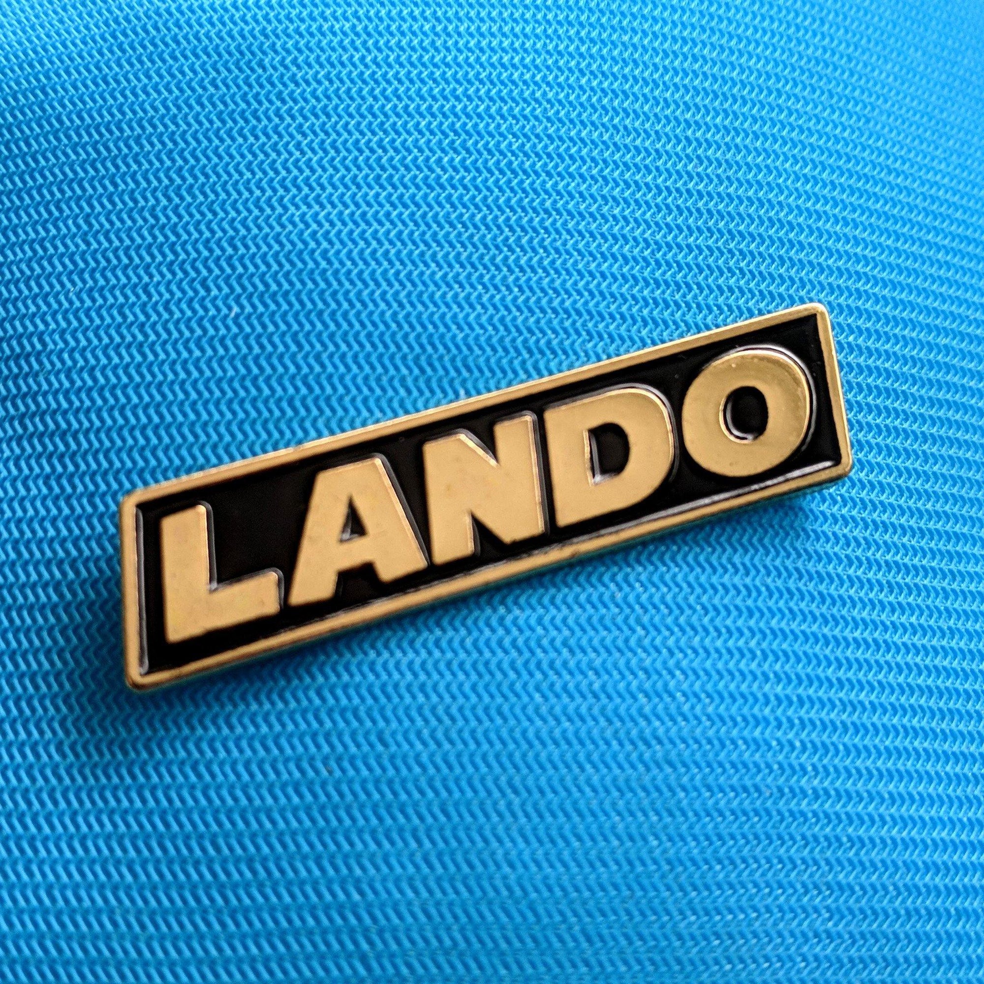 640. "Lando" Gold Pin by Little Shop of Pins - Hero Complex Gallery