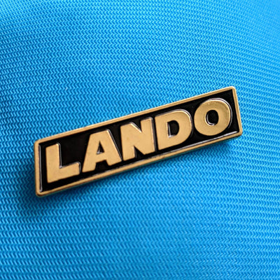640. "Lando" Gold Pin by Little Shop of Pins - Hero Complex Gallery