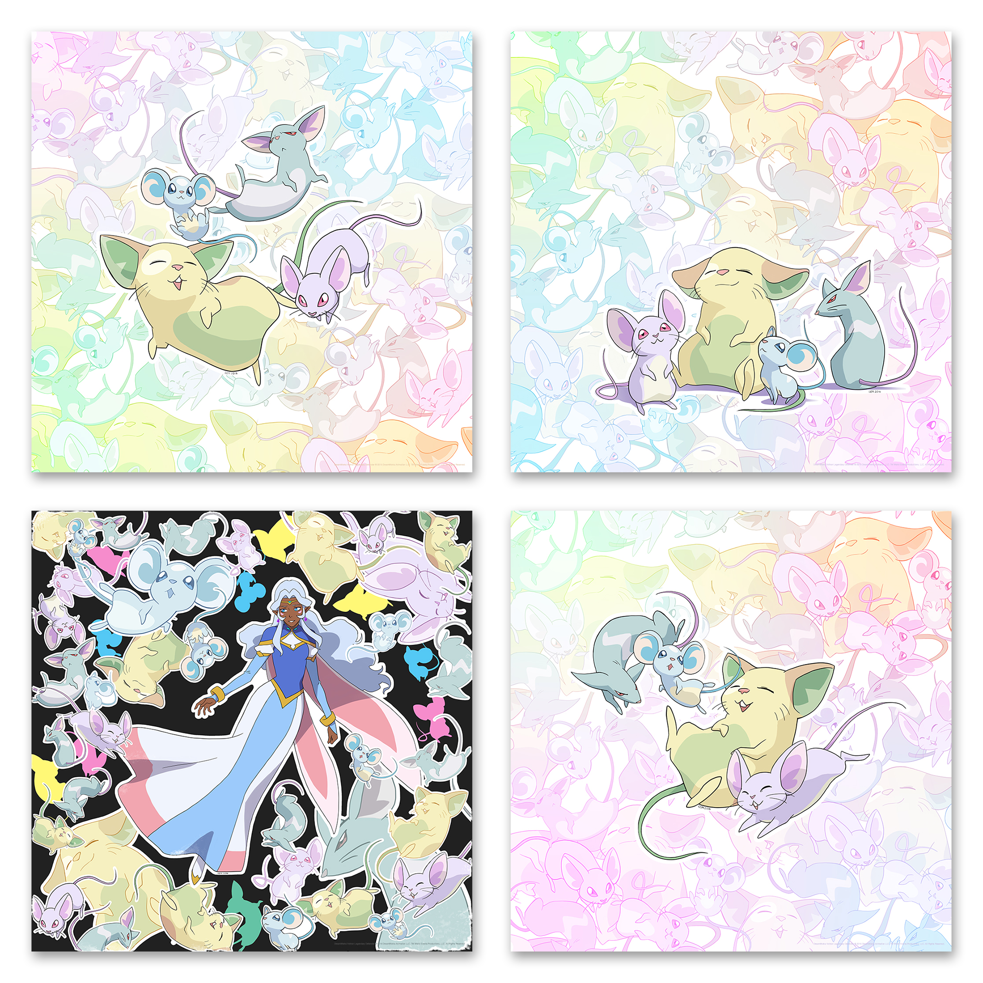 "Space Mice" Set by Lauren Montgomery - Hero Complex Gallery