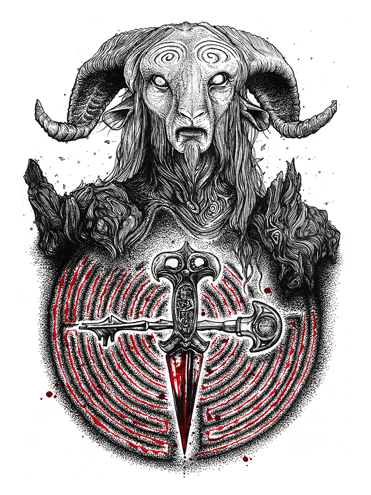 3 of Diamonds by Liam Atkin - Hero Complex Gallery