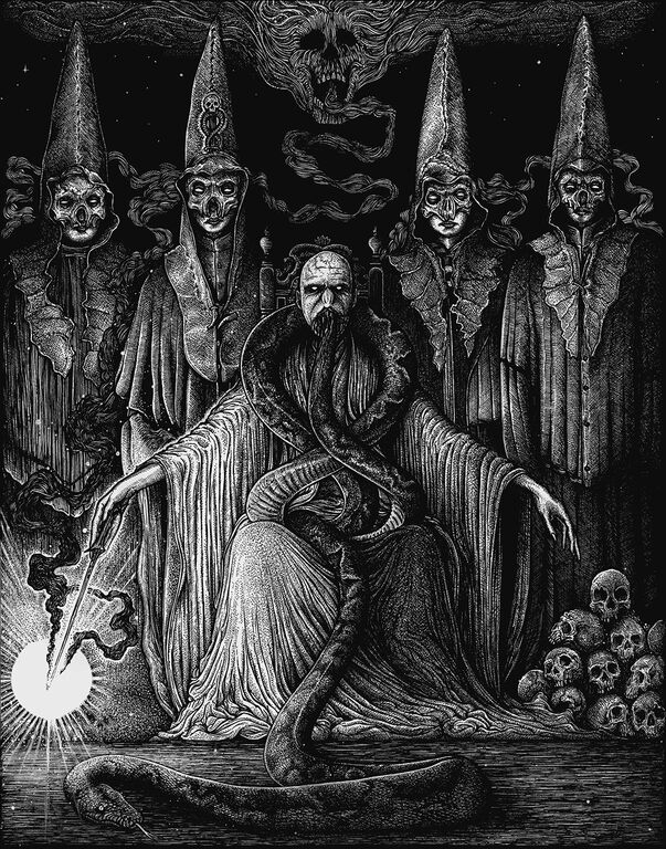 "The Mark of The Dark Lord" by Liam Atkin - Hero Complex Gallery