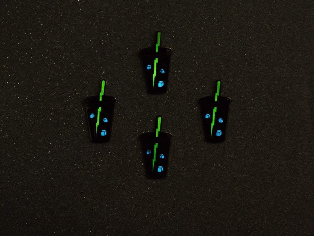 331. "Liquid Lightning - Iced Coffee" Pin by Pop Rocket Creations - Hero Complex Gallery