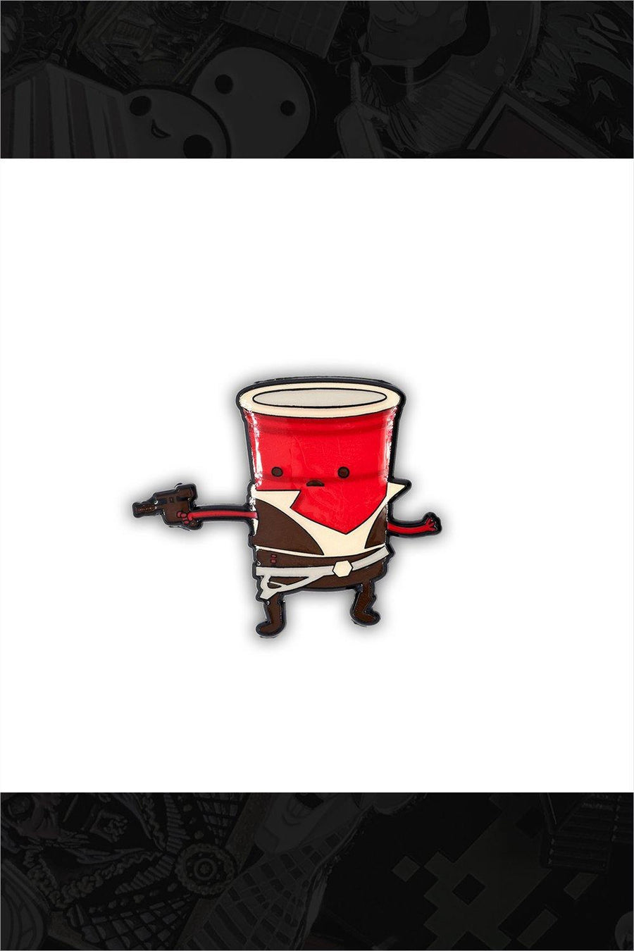 557. "Han Solo Cup" Pin by Little Shop of Pins - Hero Complex Gallery