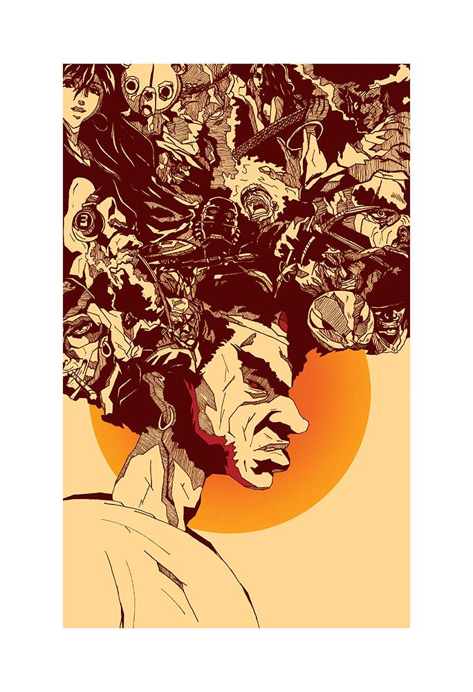 "AFRO" Variant by Luke Butland - Hero Complex Gallery