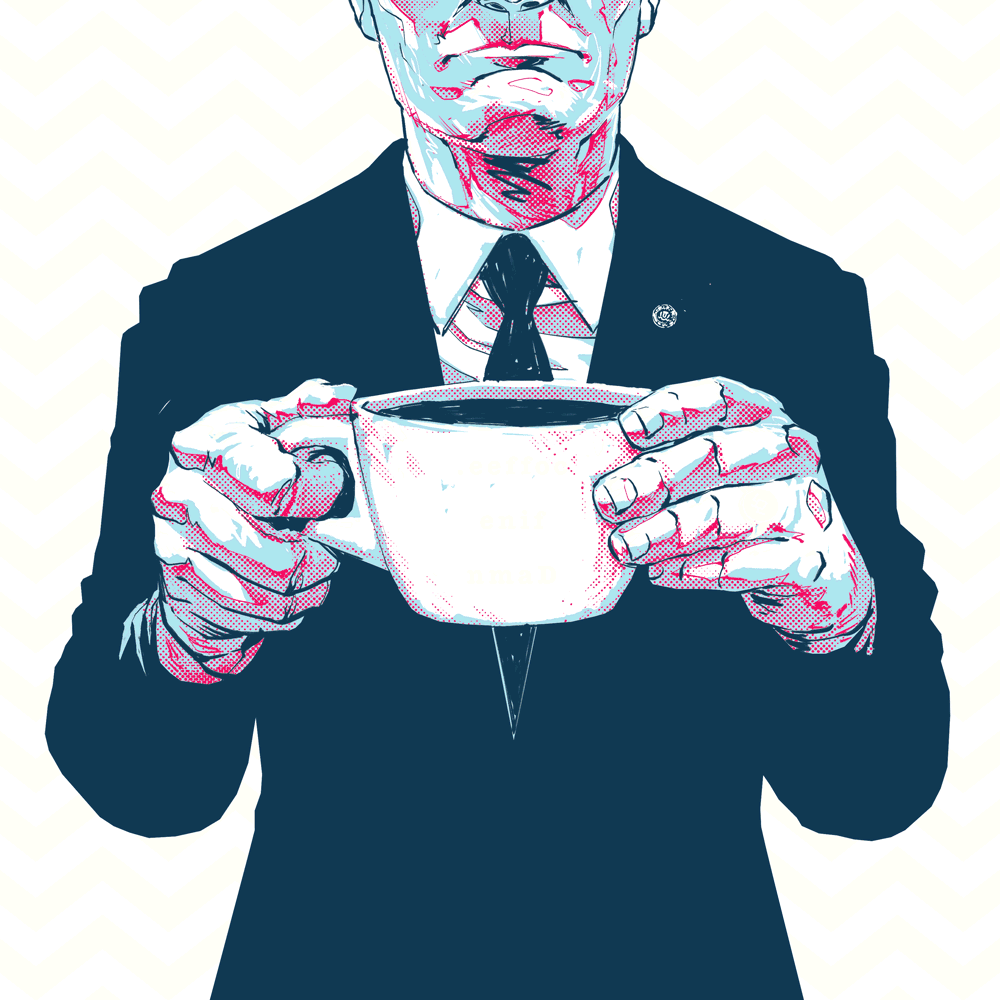 "Damn Fine Coffee" by Michael Lee-Graham - Hero Complex Gallery